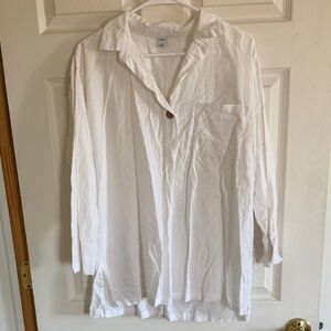 Old Navy Women's White Swim Coverup